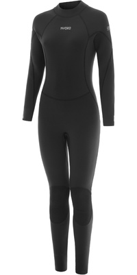 2026 Nyord Womens Solu Yulex 3/2mm Back Zip Fl Våddragt SOLW32FLBZ001 - Black